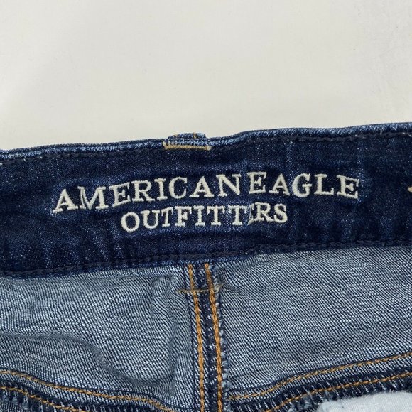 American Eagle Super Stretch Cuffed Jean Shorts - Picture 3 of 4